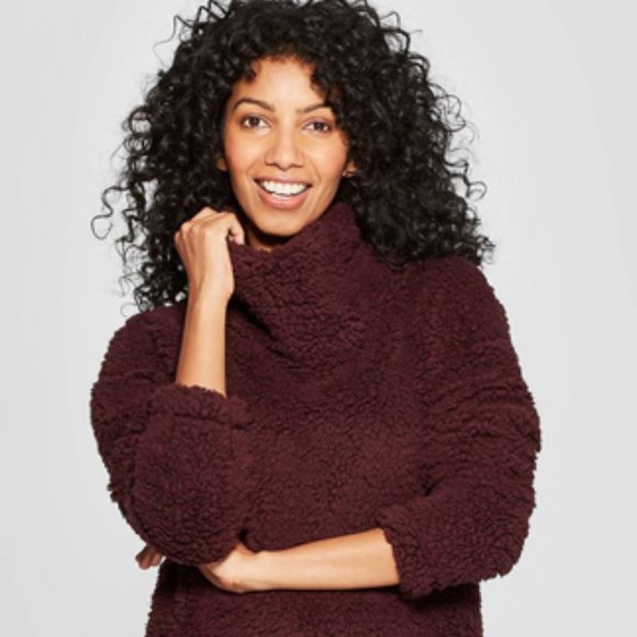 a new day Sweaters - A New Day Sherpa Pullover